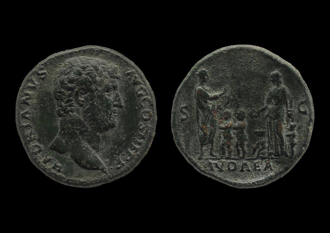 аверс RIC II, Part 3 (second edition) Hadrian 1775