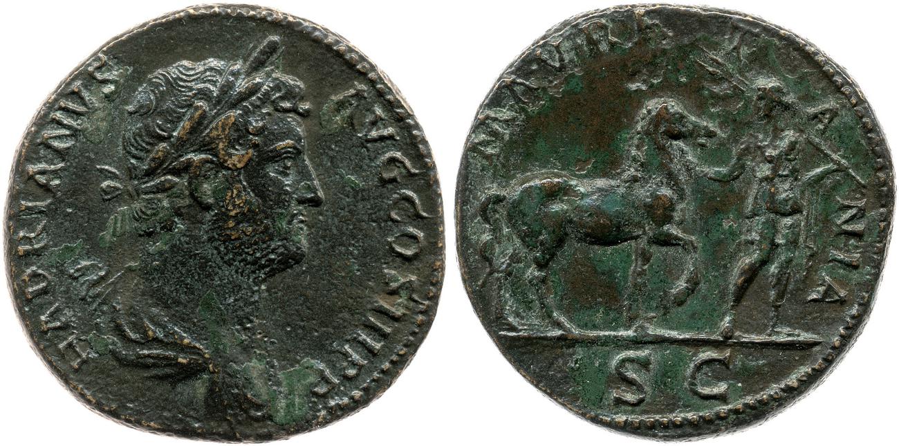 RIC II, Part 3 (second edition) Hadrian 1686, аверс, bm