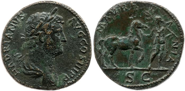 RIC II, Part 3 (second edition) Hadrian 1686, реверс, bm