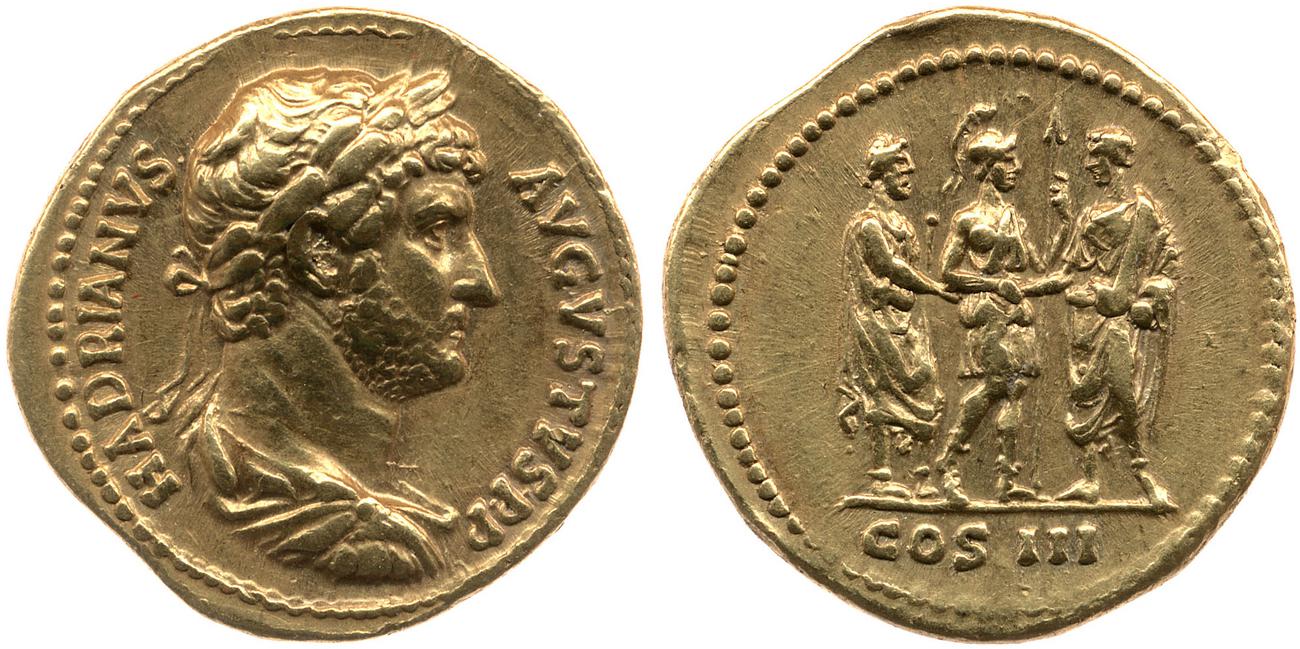 RIC II, Part 3 (second edition) Hadrian 946, аверс, bm