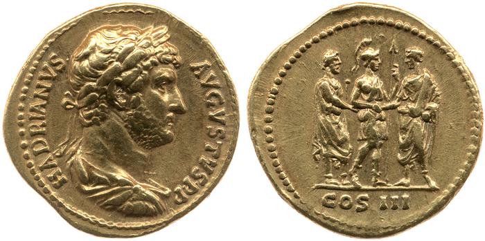RIC II, Part 3 (second edition) Hadrian 946, реверс, bm