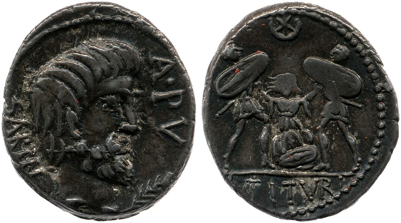RRC 344/2c, аверс, bm