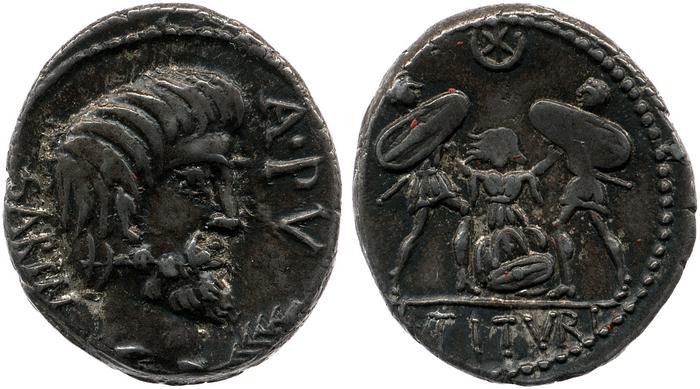 RRC 344/2c, реверс, bm
