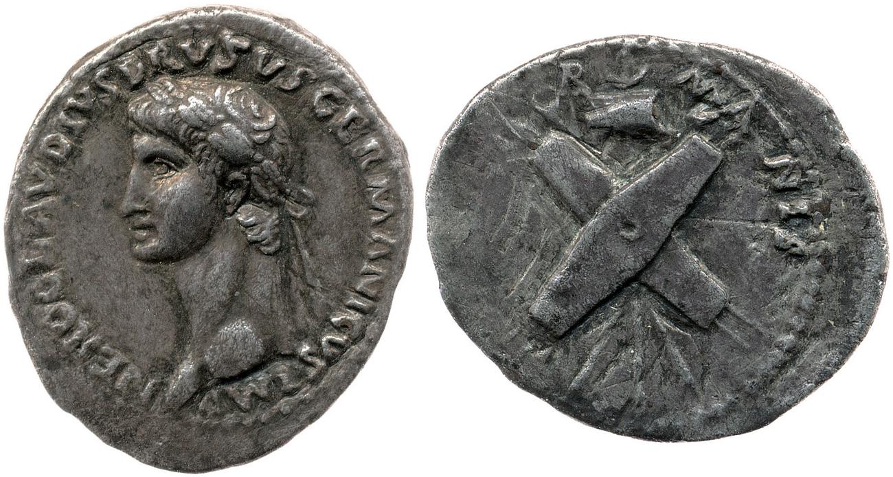 RIC I (second edition) Claudius 74, аверс, bm