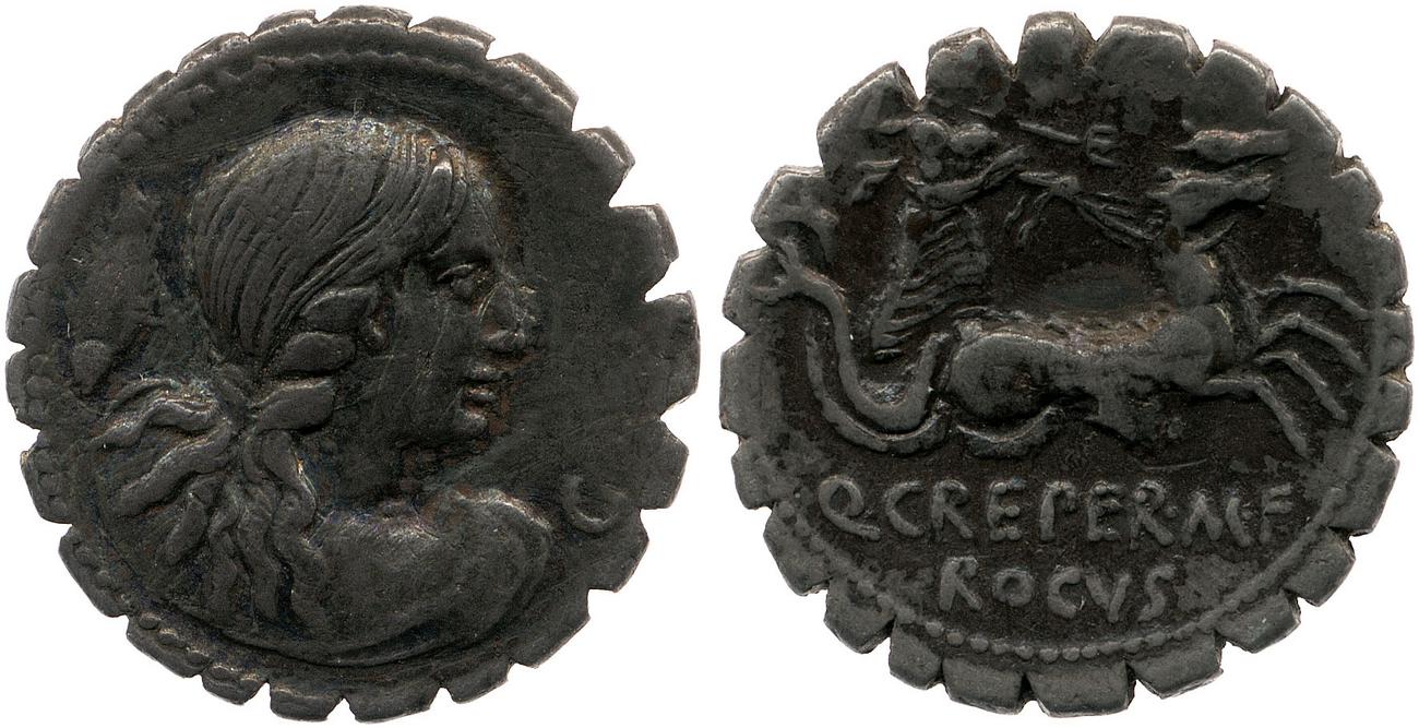 RRC 399/1b, аверс, bm