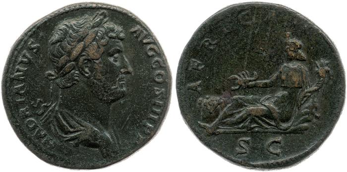 reverse RIC II, Part 3 (second edition) Hadrian 1609