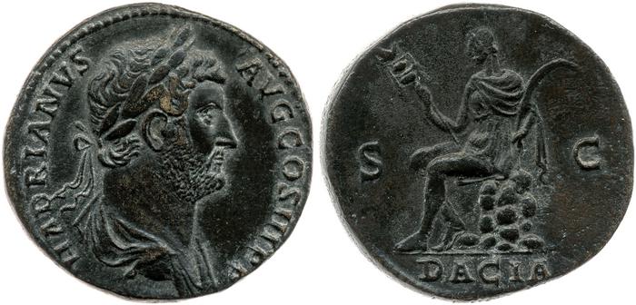 RIC II, Part 3 (second edition) Hadrian 1650, реверс, Британский музей