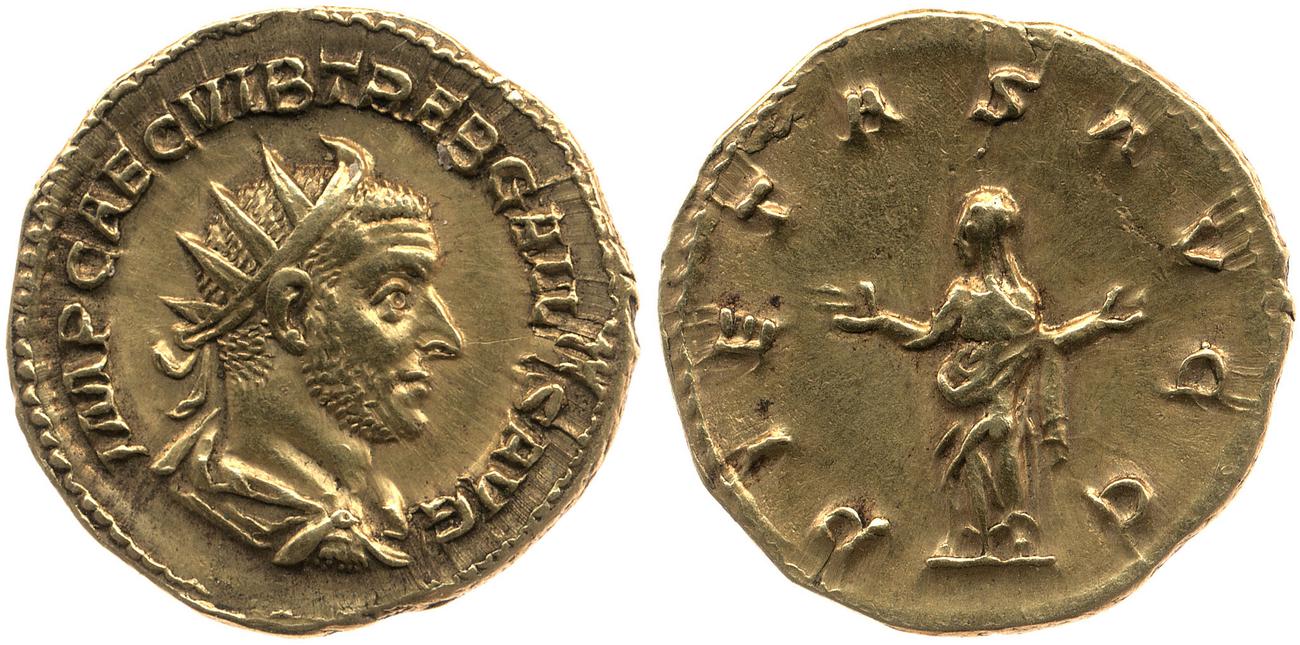 obverse RIC IV Trebonianus Gallus 12