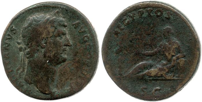 RIC II, Part 3 (second edition) Hadrian 1592, реверс, bm