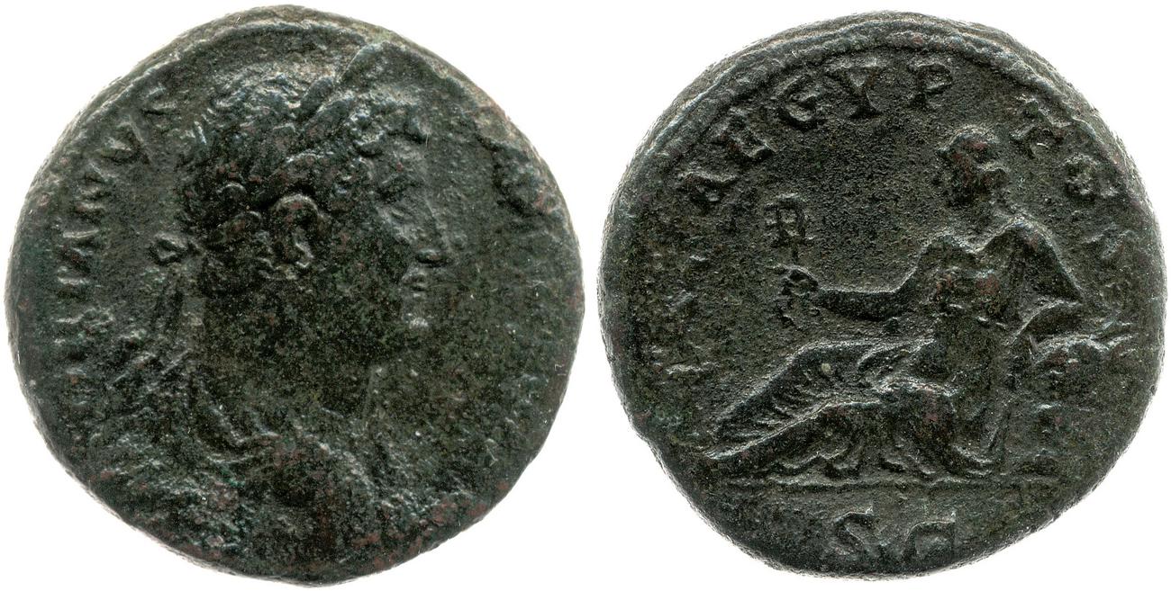RIC II, Part 3 (second edition) Hadrian 1603, аверс, Британский музей