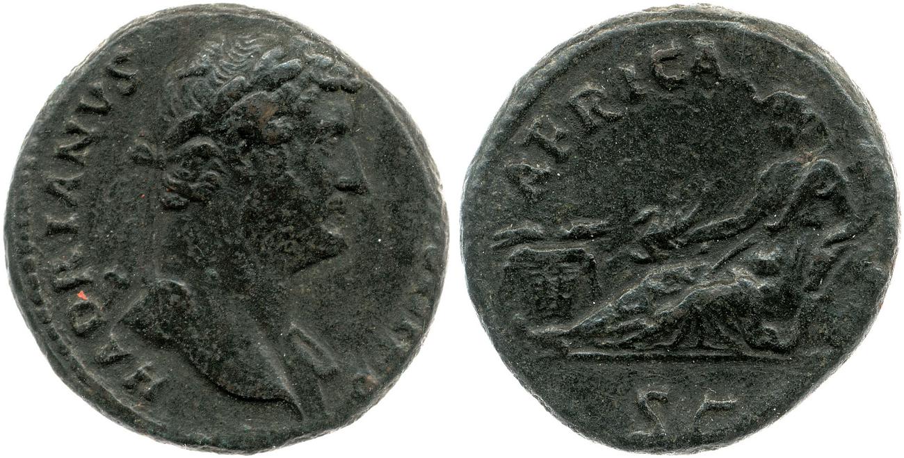 obverse RIC II, Part 3 (second edition) Hadrian 1613