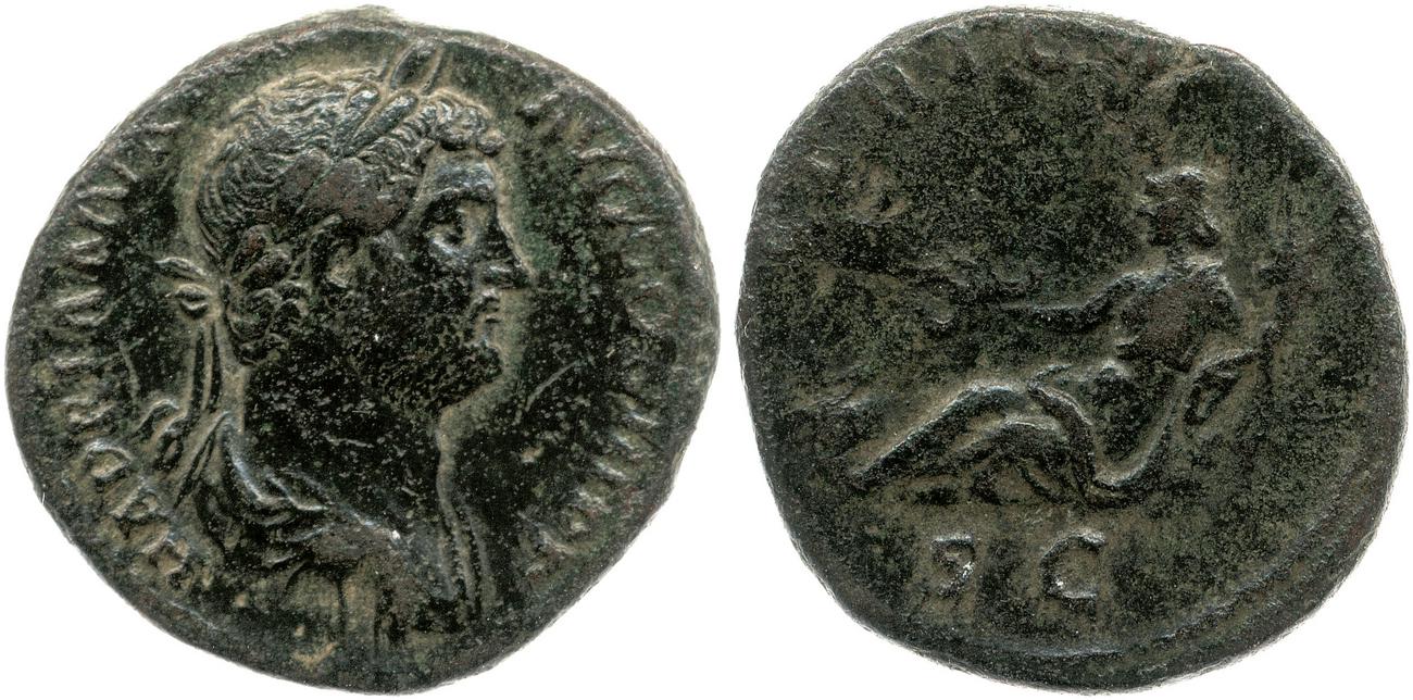 obverse RIC II, Part 3 (second edition) Hadrian 1615
