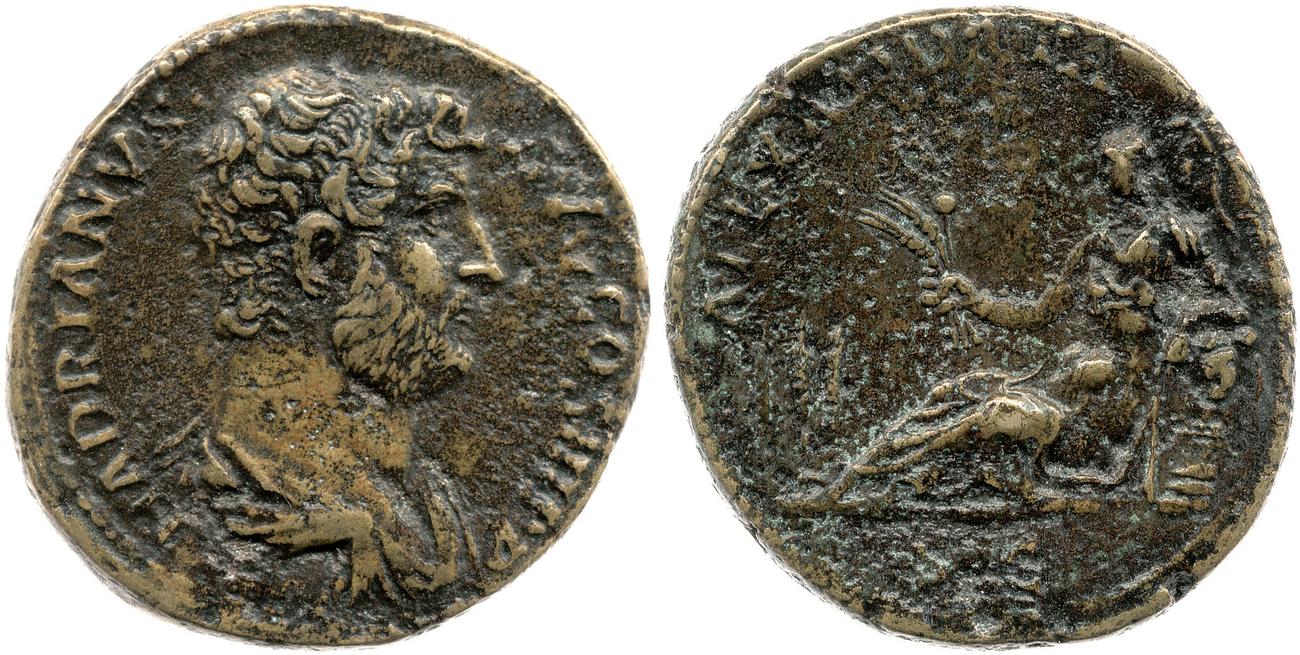 obverse RIC II, Part 3 (second edition) Hadrian 1629