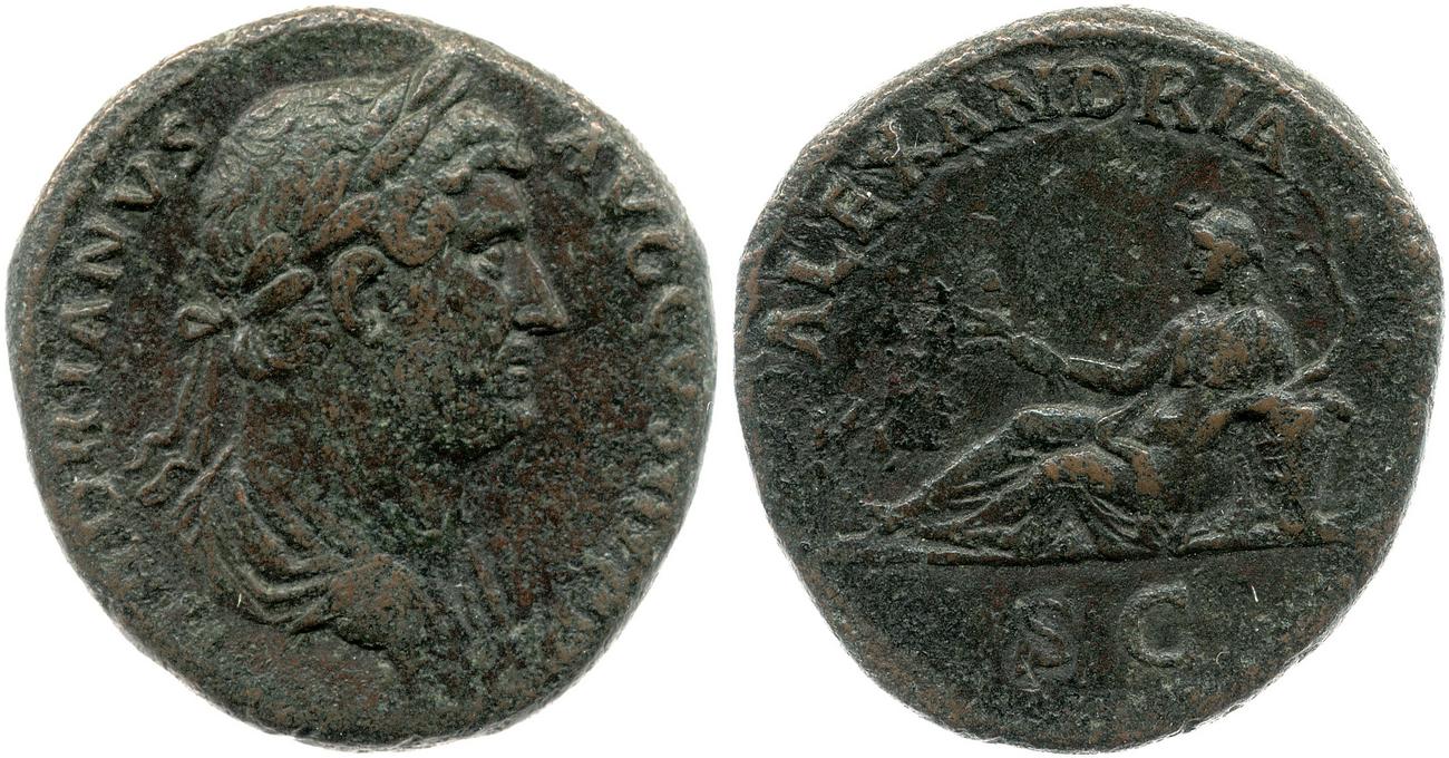 obverse RIC II, Part 3 (second edition) Hadrian 1627