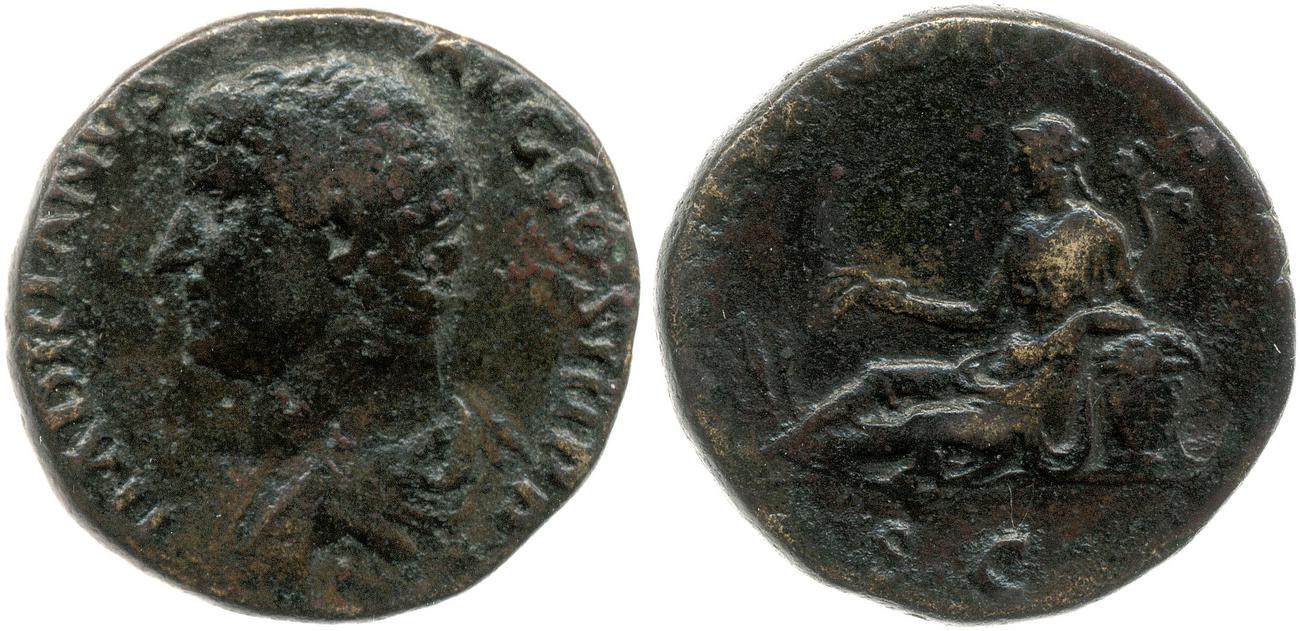 obverse RIC II, Part 3 (second edition) Hadrian 1630