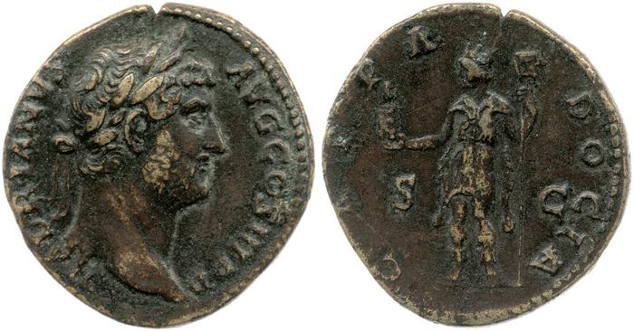 reverse RIC II, Part 3 (second edition) Hadrian 1641