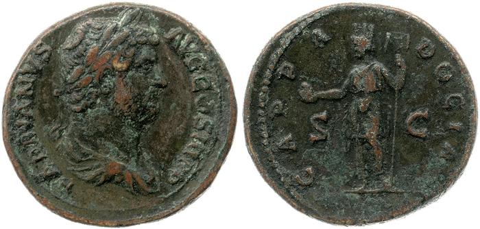 reverse RIC II, Part 3 (second edition) Hadrian 1643