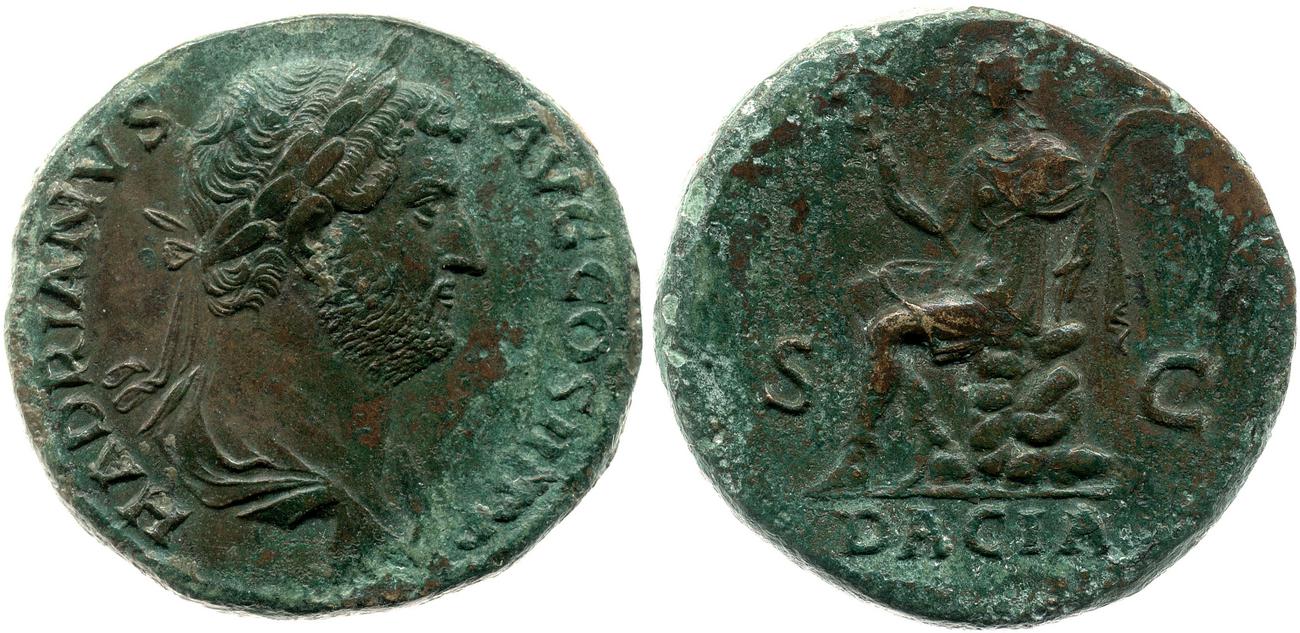 obverse RIC II, Part 3 (second edition) Hadrian 1650