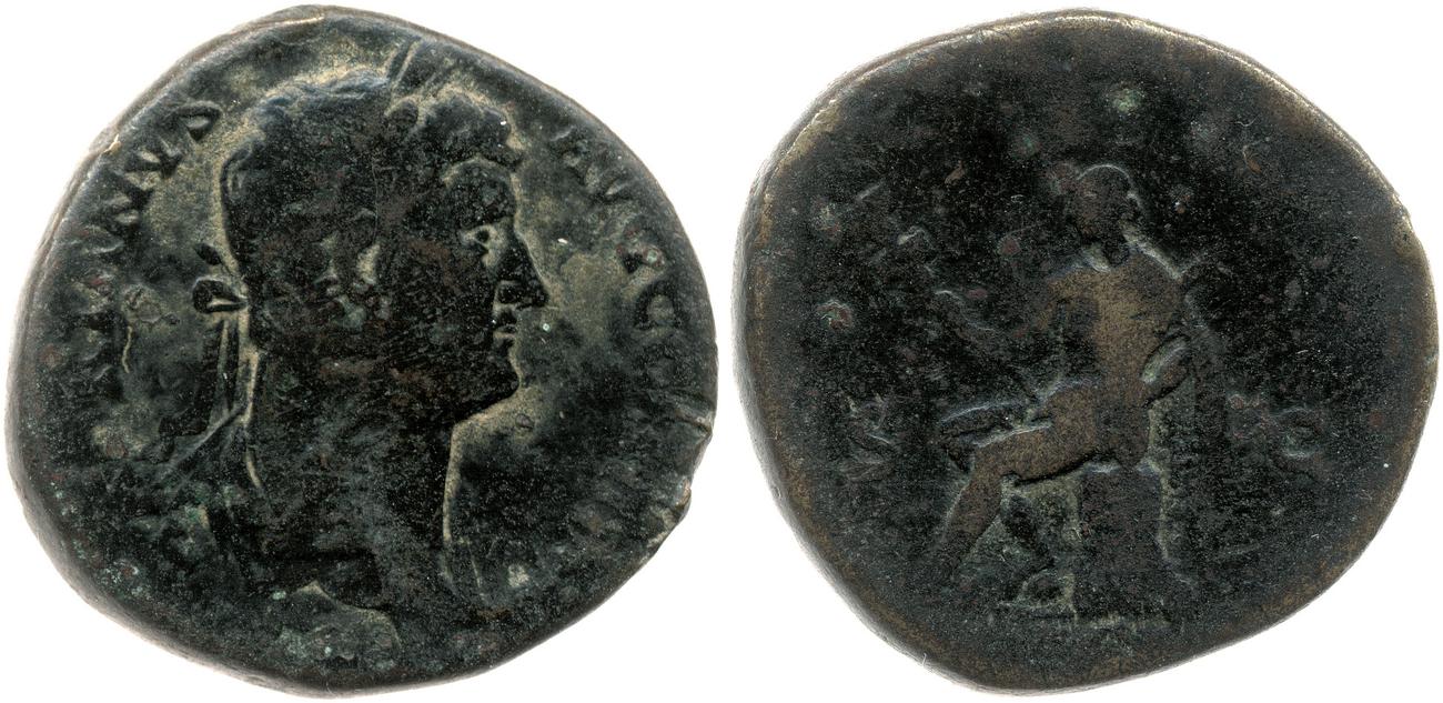 RIC II, Part 3 (second edition) Hadrian 1650, аверс, Британский музей