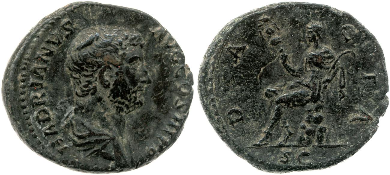 obverse RIC II, Part 3 (second edition) Hadrian 1663