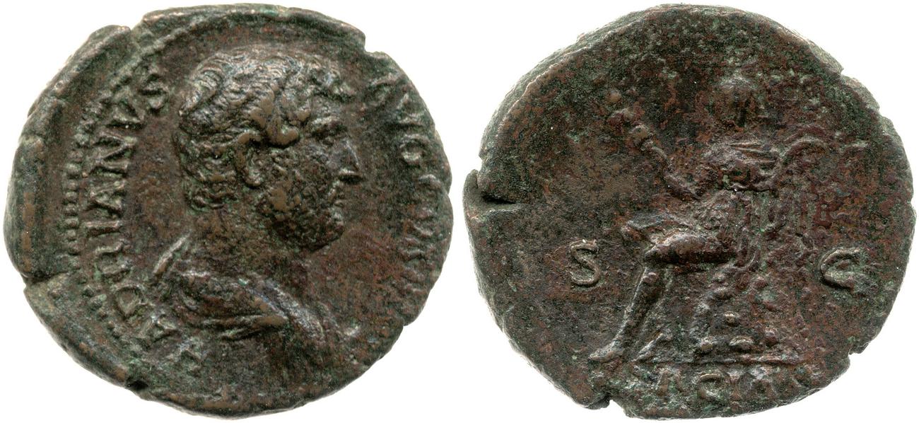 obverse RIC II, Part 3 (second edition) Hadrian 1659