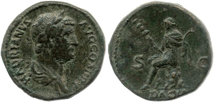 reverse RIC II, Part 3 (second edition) Hadrian 1658