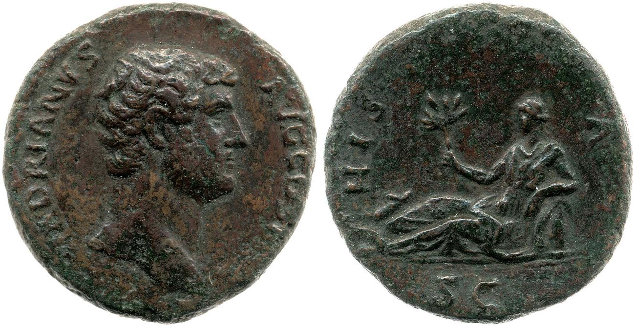 obverse RIC II, Part 3 (second edition) Hadrian 1669