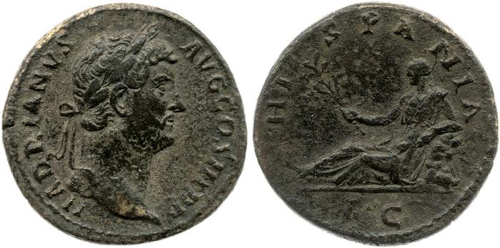 reverse RIC II, Part 3 (second edition) Hadrian 1668