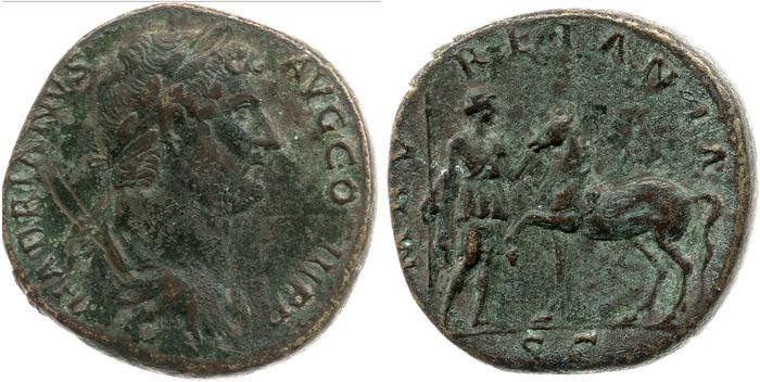 реверс RIC II, Part 3 (second edition) Hadrian 1693