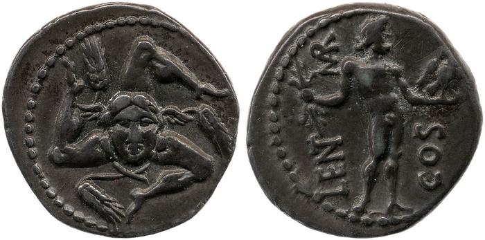 RRC 445/1b, реверс, bm