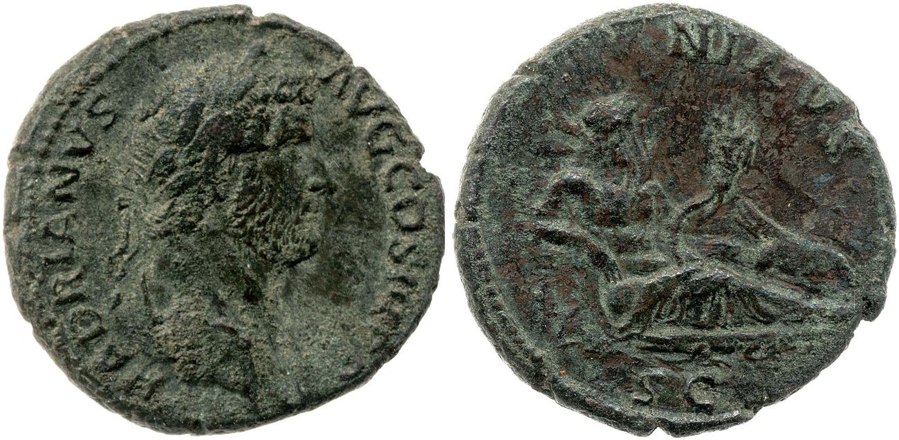 obverse RIC II, Part 3 (second edition) Hadrian 1702