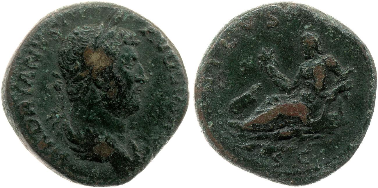 obverse RIC II, Part 3 (second edition) Hadrian 1713