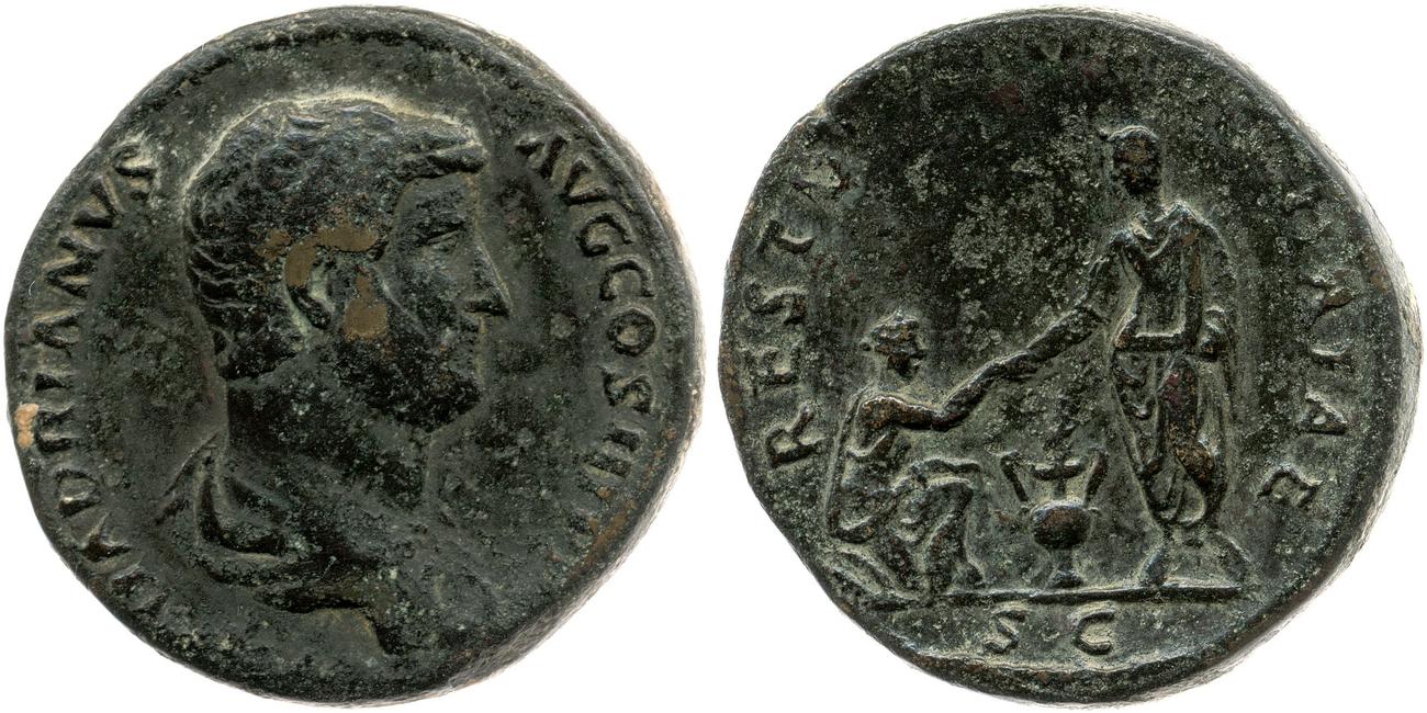 obverse RIC II, Part 3 (second edition) Hadrian 1804