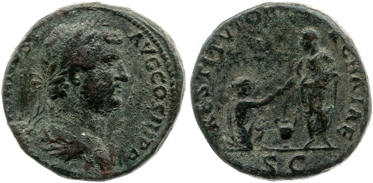 аверс RIC II, Part 3 (second edition) Hadrian 1806