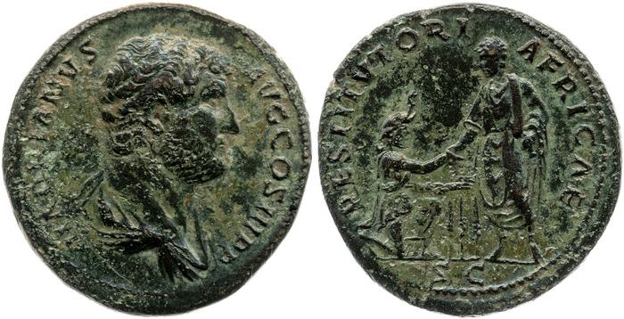 RIC II, Part 3 (second edition) Hadrian 1816, реверс, bm