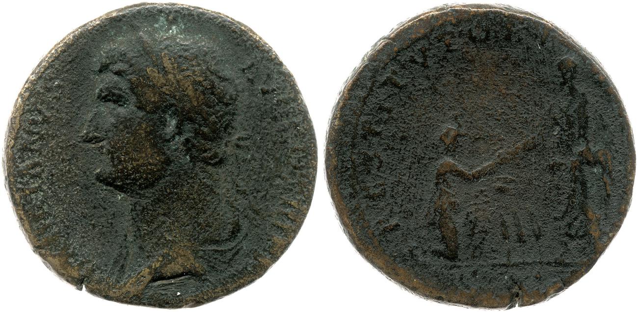аверс RIC II, Part 3 (second edition) Hadrian 1817
