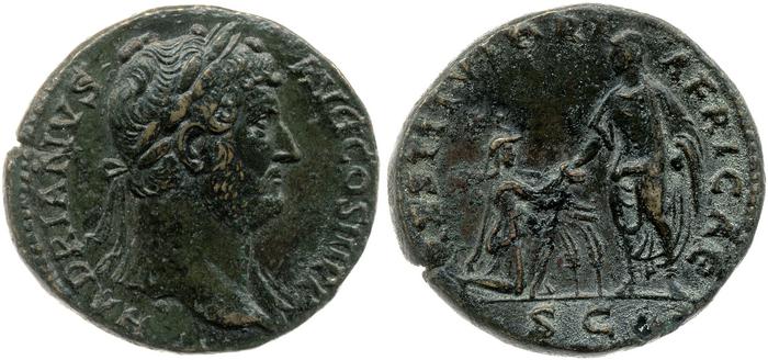 реверс RIC II, Part 3 (second edition) Hadrian 1818