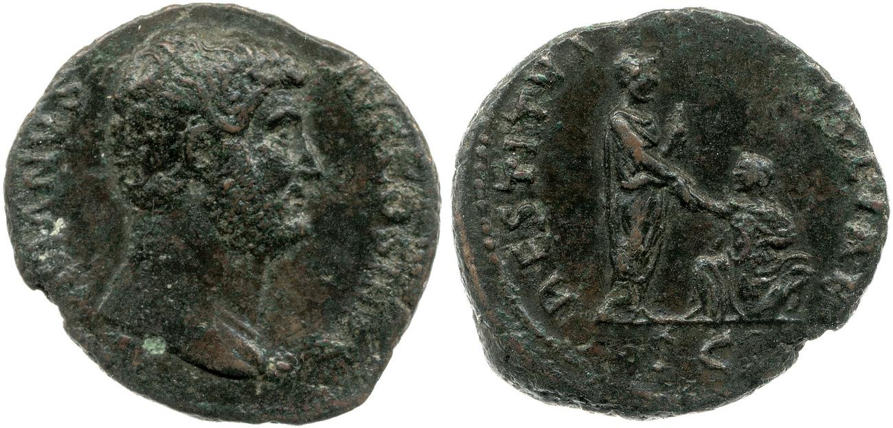 obverse RIC II, Part 3 (second edition) Hadrian 1853