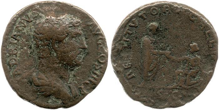 реверс RIC II, Part 3 (second edition) Hadrian 1855