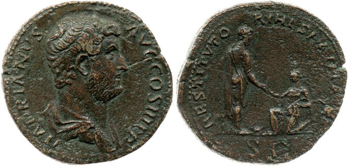 реверс RIC II, Part 3 (second edition) Hadrian 1861