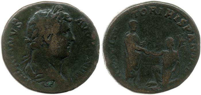 реверс RIC II, Part 3 (second edition) Hadrian 1860
