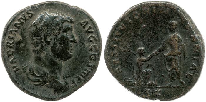 реверс RIC II, Part 3 (second edition) Hadrian 1874