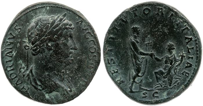 reverse RIC II, Part 3 (second edition) Hadrian 1875
