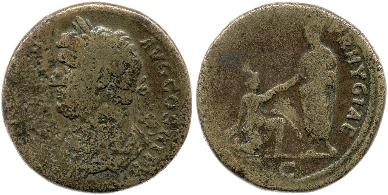 аверс RIC II, Part 3 (second edition) Hadrian 1893