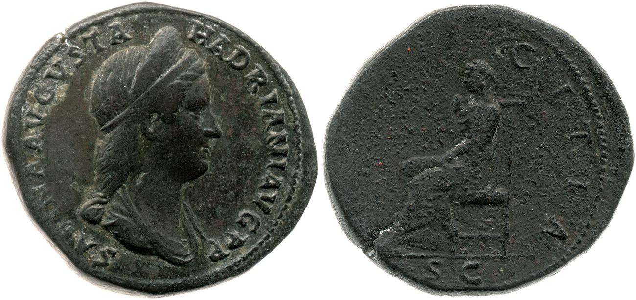obverse RIC II, Part 3 (second edition) Hadrian 2531