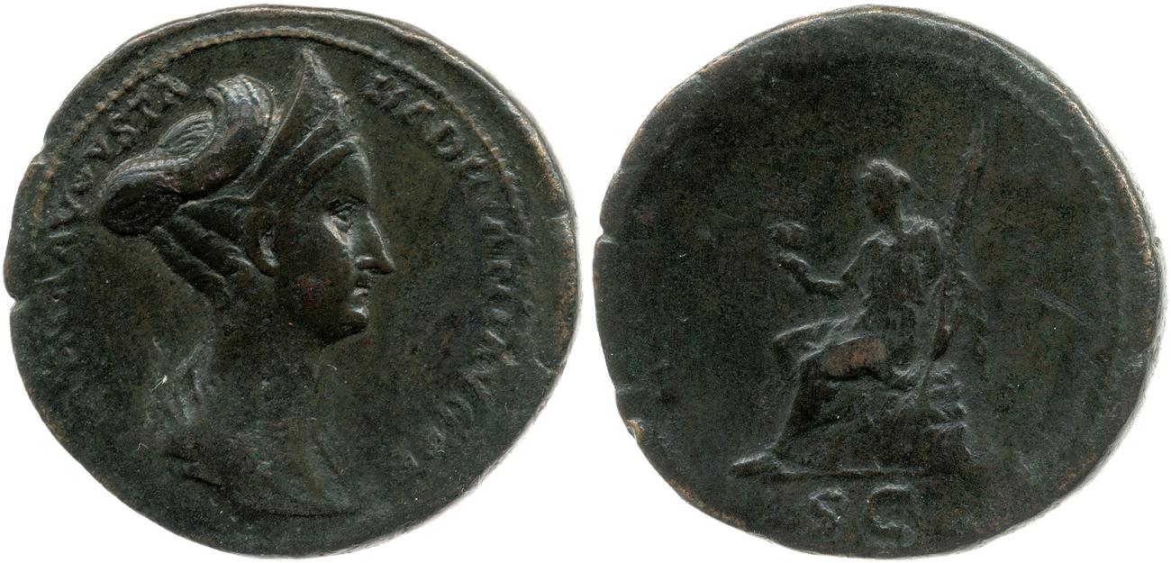obverse RIC II, Part 3 (second edition) Hadrian 2493