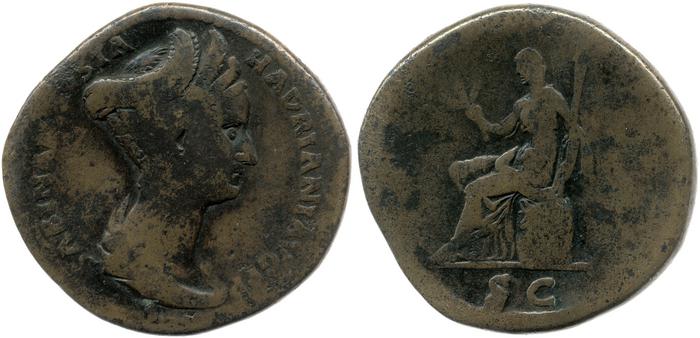 RIC II, Part 3 (second edition) Hadrian 2493, реверс, bm