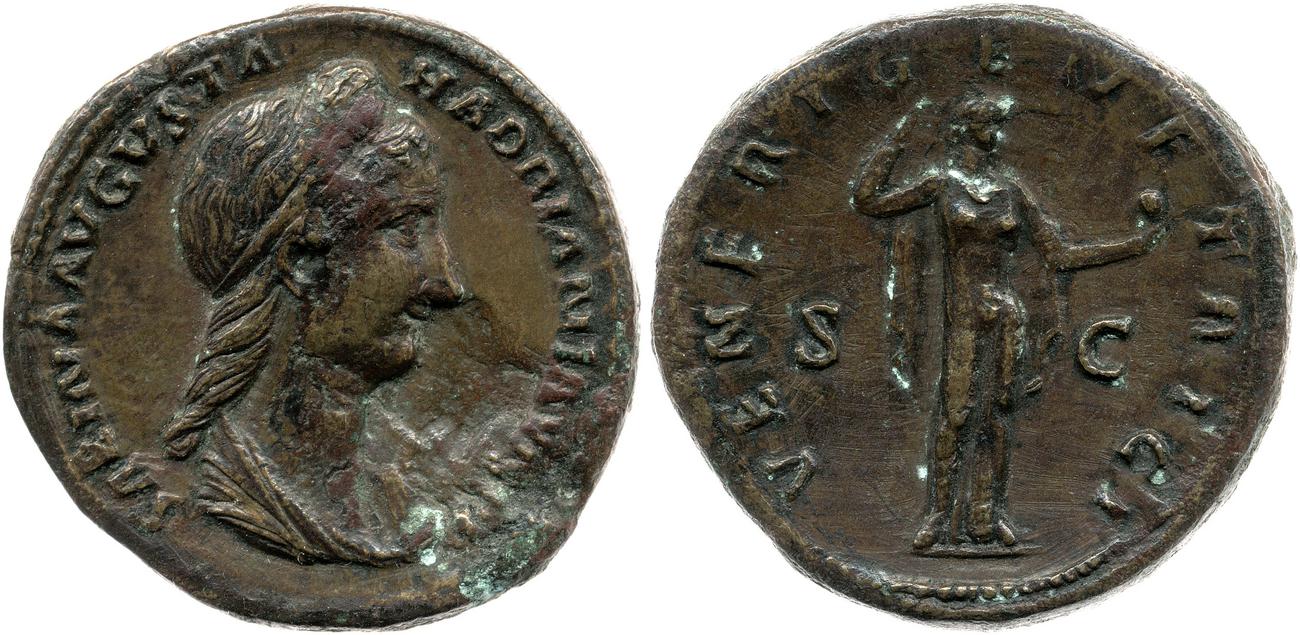 RIC II, Part 3 (second edition) Hadrian 2596, аверс, Британский музей