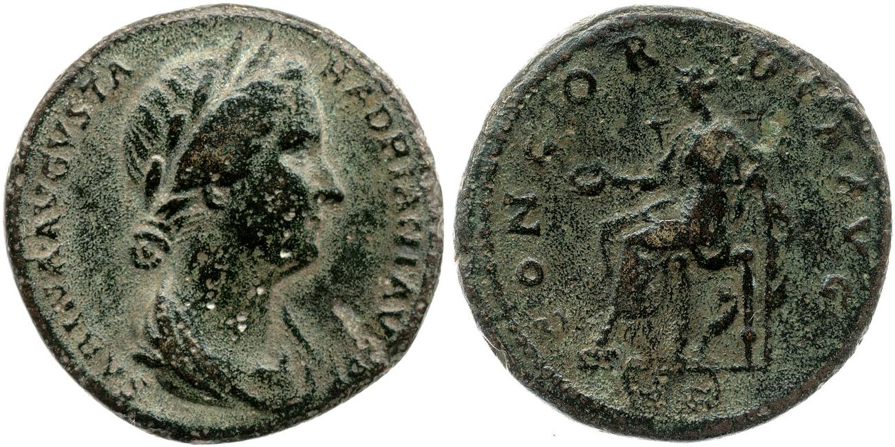 RIC II, Part 3 (second edition) Hadrian 2516, аверс, bm
