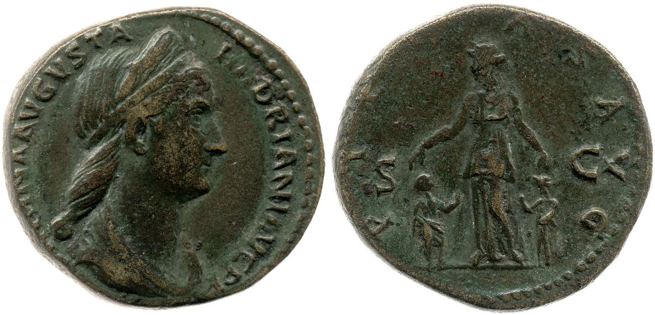 RIC II, Part 3 (second edition) Hadrian 2582, аверс, bm